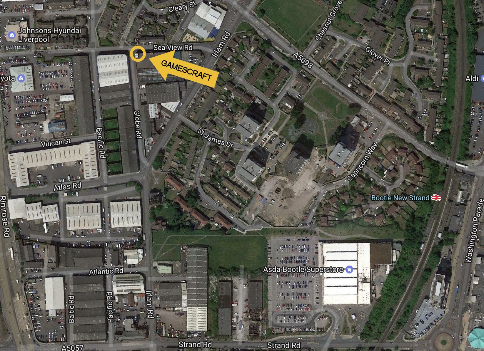 Location of Gamescraft